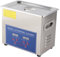 3L Ultrasonic Cleaner, 0-30min Digital Stainless Steel Ultrasonic Cleaning Machine with Timer Heater Basket 100W Heating Power Commercial Sonic Cleaner for Jewelry Glasses Watch Dentures UK Plug