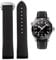 FOUUA Uhrenarmband für Omega Silikon Gummi Uhrenarmbänder 20mm 22mm Sanft Wasserdicht Sport Ersatz Faltschließe Armbänder Original Uhrenarmband Omega Seamaster SpeedMaster De Ville