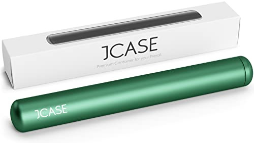 JCase Premium Custodia per Joint Portafiltro Odore-Resistente in Alluminio, 11cm, Impermeabile, Metallo, Custodia per Sigarette, Tubo per Joint, Scatola (verde notte)