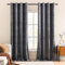 MIULEE Samtvorhang Grau Verdunkelungsvorhang Ösen 2er Set B 140 x H 225cm,Vorhang Blickdicht Vorhänge Samt mit Goldfolie Muster für Deko Schlafzimmer Wohnzimmer Wärmeisolierende Velvet Curtains