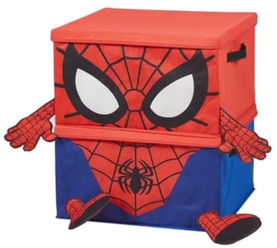 Idea Nuova Spiderman Set of 2 Figural Stackable Storage Set