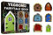 XGZ 6-teiliges Feentür-Kit, mehrfarbige Hobbit-Tür-Feentüren, Miniatur-Feentüren, Feengarten-Zubehör, Feengartentür