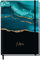 paper&you® Notizbuch A5+ blanko mit Gummiband Shiny Teal 156 Seiten, 78 Blatt - als Bullet Journal Skizzenheft Skizzenbuch Tagebuch Notizheft - nachhaltig & klimafreundlich