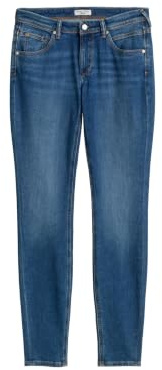 Marc O'Polo Denim Damen Jeanshose mit Stretch-Anteil Slim Fit, Blau (Multi/Fresh Dark Blue), W25/L34