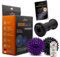 Igelball Fußmassage Set - 3tlg - Premium Massageball Igelball Set inkl. Fußroller - Massageball mit Noppen - Igelball hart & Igelball mittel - Igel Ball Fersensporn Massagegerät - Igelball Massage