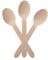 1Above 100Pk Disposable Wooden Cutlery Set, 100% Natural and Biodegradable, Eco-Friendly Cutlery Set for Wedding, Office and Party Picnic (Spoon)
