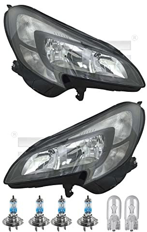 EISENFELS Set 106573779 erstellt mit Scheinwerfer links und rechts + NIGHT BREAKER 200 H7 Leuchtmittel kompatibel mit Corsa E