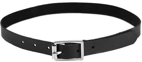 GLOGLOW Spur Straps, Black Leather Boot Spur Straps, for Riding, Outdoor Sports