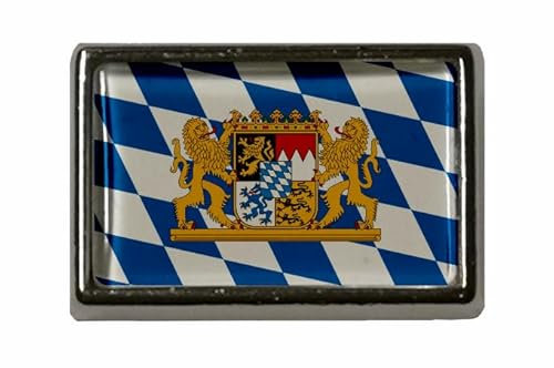 U24 Pin Bayern mit Löwenwappen Flaggenpin Anstecker Anstecknadel Fahne Flagge