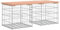Tidyard Gabionenbank Gartenbank Gabione Bank Sitzbank Parkbank Terrassenbank Balkonbank Steinkorb Gabionenlounge Drahtkorb Bänke Gabionenkorb Ruhebank Gartenmöbel 103 x 44 x 42 cm (B x T x H) Stahl