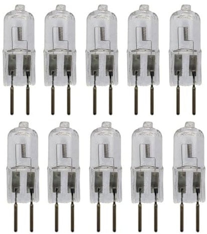 UGEFKMQ Ampoule Halogène Gy6.35 12V 100W Ampoule Capsule G6.35 24V 50W Gy6.35/G6.35 50W Lampe Halogène Dimmable 10Pc 12V-100W