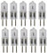 UGEFKMQ 20Pc Lámparas Halógenas G6.35 24V 100W G6.35 Bombillas Halógenas De Cápsula Transparente 12V 20W GY6.35/G6.35 Base De 2 Pines Regulable 10Pc 12 V-100 W