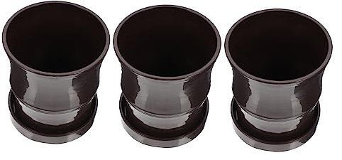 Garneck 3sätze Blumentöpfe Mit Drainage Löchern Für Zimmerpflanzen Für Home Office Garten Balkon Küche