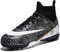 VTASQ Scarpe da Calcio per Ragazzi in Erba Artificiale, Scarpe da Ginnastica per Interni ed Esterni, Scarpe da Calcio, Unisex Nero 34EU