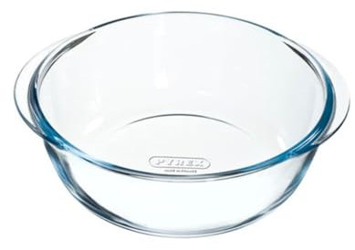 PYREX PREPWARE - Fuente Redonda Vidrio 20Cm -1,1L