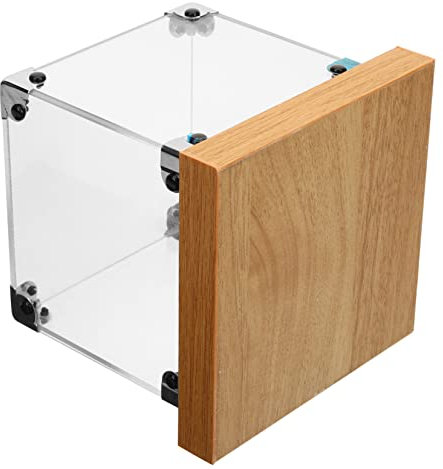 TOPBATHY Cover Vitrine Medaillen Vitrine Boxhandschuh Vitrine Würfel Vitrine Ring Vitrine Stein Und Mineralien Vitrine Mini Staffelei Sammlerstücke Shot Pop Figur Klares Acryl