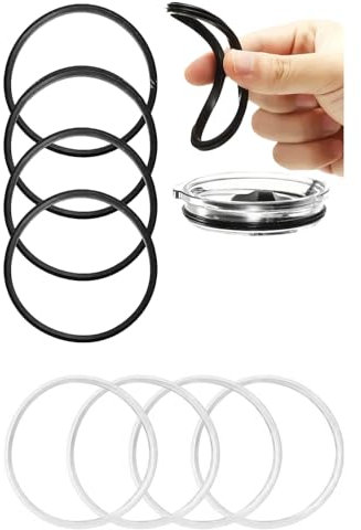 Yeesabella 8Pcs Silicone Replacement Seal Rings,Ideal Blender Gasket Seals,Premium Spare Parts