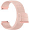 Upeak Nylon Bracelet 18mm Compatible avec Garmin Venu 3S Venu 2S Vivoactive 4S Vivomove 3S, Bracelet Sport Solo Loop pour Garmin Forerunner 255S 255S Music 265S, Rose
