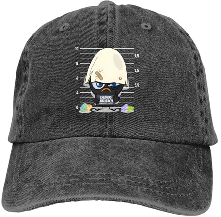 TBSANIN Casquette de Baseball Hommes Femmes Visière Protection Snapback Calimero Dessin animé Animation Cadeaux