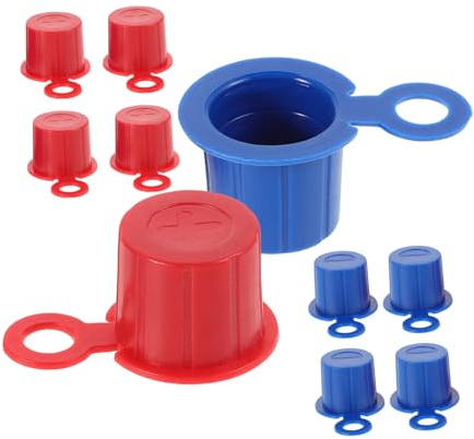 ABOOFAN 10pcs Battery Terminal Cover Plastic Insulator Caps for Car Suv Truck Rv and Boat Dustproof Top Post Protectors for Battery Maintenance and Harsh Weather Resistance