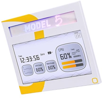 Hkfgdjdl Schermo di visualizzazione personalizzabile LCD a 7 pollici con potere di USB e trasferimento di dati per il caso del computer