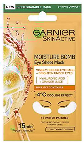 Garnier Augenmaske, Hyaluronsäure und Kokosnusswasser