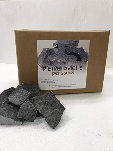 Mondospa Pierres de lave pour sauna finlandais 15 kg