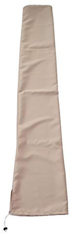 Schutzhülle für Sonnenschirm bis 3m, Abdeckhülle Cover mit Kordelzug - creme