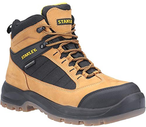 STANLEY Mens Berkeley Full Lace Up Leather Safety Boot (8 UK) (Honey)