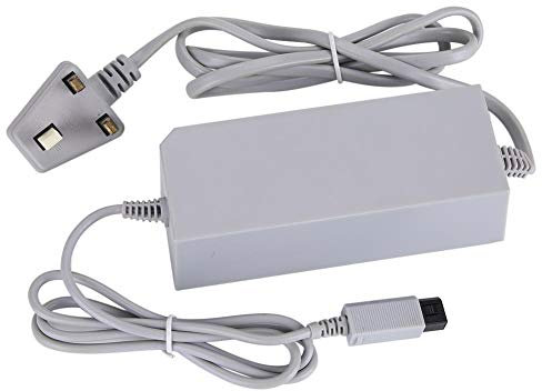 Power Supply Adapter Charger for Nintendo Wii Console System, Power Cord, 110-240V UK Plug