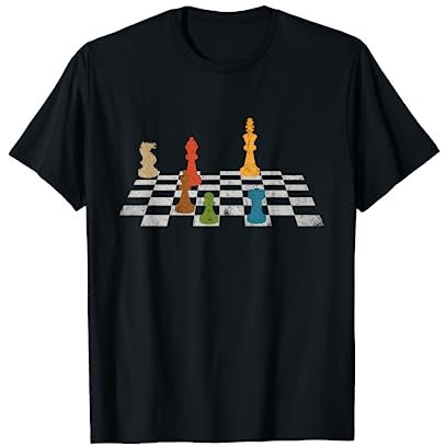 Scacchiera Gran Maestro Regalo Gioco Da Tavolo Scacchi Maglietta
