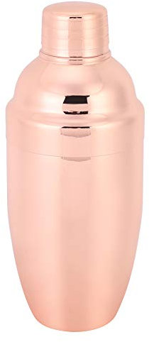 Botellas de licuadora, agitador manual de acero inoxidable, proteína, agua, coctelera, barra, suministros de herramientas (10,3 oz)(Oro rosa)