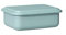 Riess, 0411-126, Vorratsbehälter mit Deckel, 15x11x5cm, Emaille, Design SERVE + STORE, SALBEIGRÜN, Gewicht 0,4kg, LBH: 15,7 x 11,7 x 5 cm