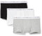 Tommy Hilfiger 3P Trunk Um0Um02761, Boxer, Uomo, Multicolore (Grey Heather/Black/White), M
