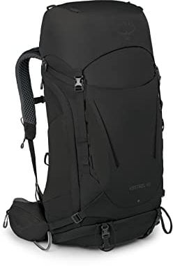 Osprey Kestrel Herren Rucksack, 48L, Black, S/M