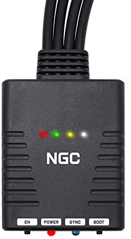 XBERSTAR Controller Adapter for NGC GameCube Bluetooth wireless joystick converter supports 4 Bluetooth joysticks
