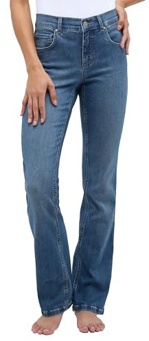 ANGELS Bootcut Jeans Jeans Leni mit Bootcut mit Label-Applikationen