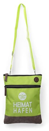 SCHIETWETTER Accessoire Crossbag Heimathafen, kleine Umhängetasche, Handtasche, Schultertasche, stylisch, maritim, wasserabweisend lime OS