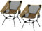 Sportneer Campingstuhl Faltbar Camping Stuhl Tragbarer Campingstühle 150Kg Faltstuhl Ultraleichter Packmaß Kleiner Klappstuhl mit Tragetasche für Picknick Outdoor, Wandern, Khaki, Zweierpack