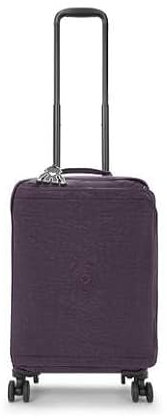 Kipling Spontaneous S, Small Cabin Size Wheeled Luggage, 21 x 56 x 46 cm, Ultimate Plum (Purple)
