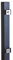 4x Eckfosten zum Einbetonieren für Mattenhöhe 120/123 cm | 4x4x170 cm | Anthrazit