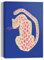 REINDERS Wandbild, Blue Pink Cat, Teenager Zimmer, Wandbild, Deko Poster, Wanddeko, Leinwand, Blau, 30x20cm