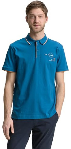 Tom Tailor Herren Poloshirt in Unifarben