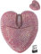 Mouse wireless Bluetooth carino rosa brillante luce led amore cuore silenzioso portatile leggero USB ottico cordless doppia modalità mouse per PC laptop computer tablet Mac MacBook Pro bambini ragazze