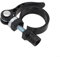 Morsetto per tubo sella bici in lega di alluminio per misure calibro 27 2 28 6 mm (nero)