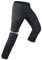 YAOBAOLE Pantalon Randonnee Homme Pantalons Homme Ete Pantalon Treillis Pantalons Short Convertible Gris Foncé XXL