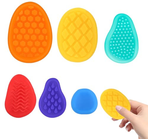 MXTIMWAN 6 Stück Fidget Toys, Sensorik Spielzeug Anti Stress, Sensory Worry Stone Sensory Toys, Sensorisches Spielzeug Zur Entspannung Und Angstbewältigung, für Erwachsene Kinder und Schüler