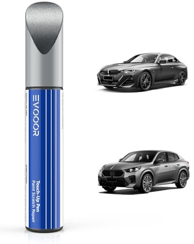(B39) Vernice metallizzata grigio minerale per BMW, riparazione graffi per auto, soluzione facile e veloce per le riparazioni