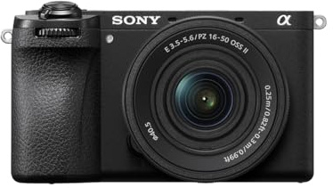 Sony Alpha 6700 Systemkamera (APS-C) mit 16–50mm II Objektiv – KI-Autofokus, 5-Achsen-Stabilisierung, 4K 120p Video, Touchscreen, ideal für Vlogging & Foto