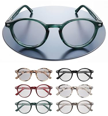 I NEED YOU | NAYA Lesebrille, Damen & Herren, 6 Farben in 1.5-3.0 dpt. | Vintage-Design mit flexiblem Federscharnier, 100% recycelter Rahmen, kratzfeste Gläser, 6 Farben von +1,50 bis +3,00 dpt.